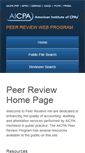 Mobile Screenshot of peerreview.aicpa.org
